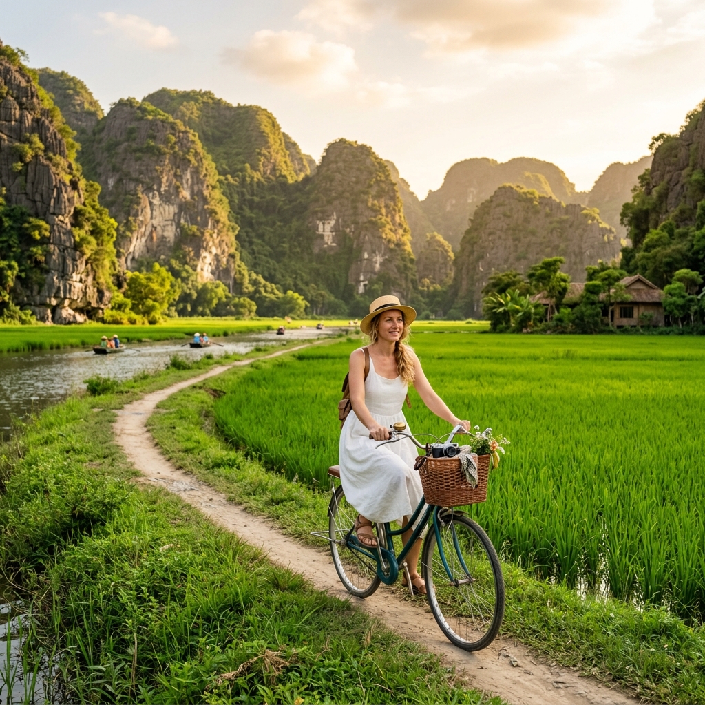 Xe Đạp Miễn Phí Dạo Làng Quê